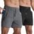 2 Pack Mens Athletic Shorts 5 Inch Quick Dry Gym Workout Shorts Men Lightweight Sports Running Shorts with Pockets