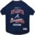 MLB Atlanta Braves Dog T-Shirt, Small. – Licensed Shirt for Pets Team Colored with Team Logos. – Premium Stretchable Materials for The Comfort of Your Dog & Cat.