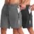 CANGHPGIN 2 Pack Mens Workout Athletic Shorts 7 inch Inseam Quick Dry Hiking Shorts Men Lightweight Sports Gym Shorts Running