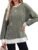 OFEEFAN Womens Long Sleeve Tops Crewneck Sweatshirt Lightweight Ribbed Knit Fall Clothes