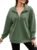 SHEWIN Womens Sweatshirt Casual Quarter Zip Pullover With Pockets Loose Long Sleeve Tops Fall Outfit Clothes 2024