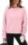 WIHOLL Womens Long Sleeve Crop Tops Crewneck Pullover Shirts Lightweight Sweatshirts 2024 Fall Fashion Clothes